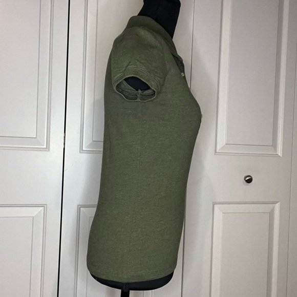 Aeropostale Olive Short Sleeve Polo, Size Small - Picture 6 of 8